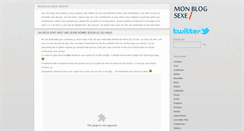 Desktop Screenshot of mon-blog-sexe.net